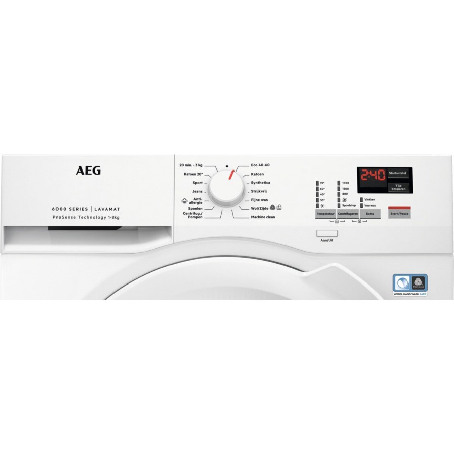 AEG L6FBKIEL+ voorlader wasmachine | Electro World Offermans