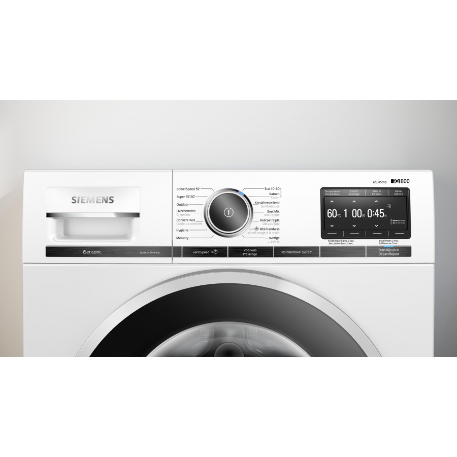 Siemens WM14VG0CFG voorlader wasmachine | Electro World Offermans