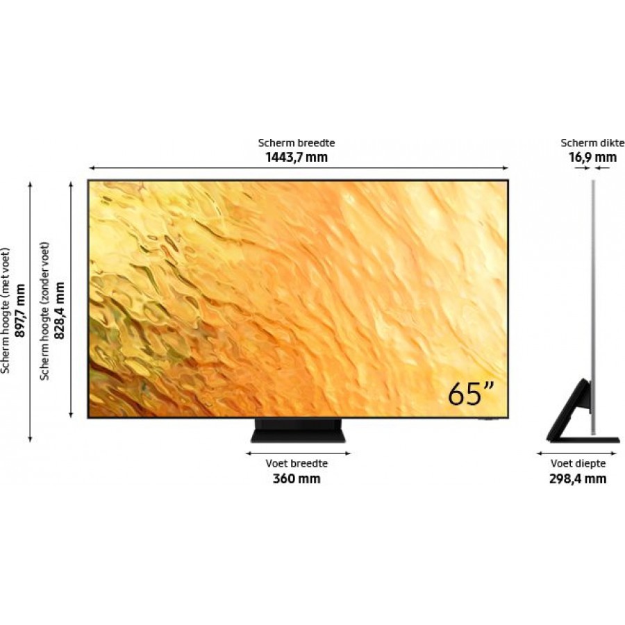 Samsung QE65QN800B QLED televisie | Electro World Offermans