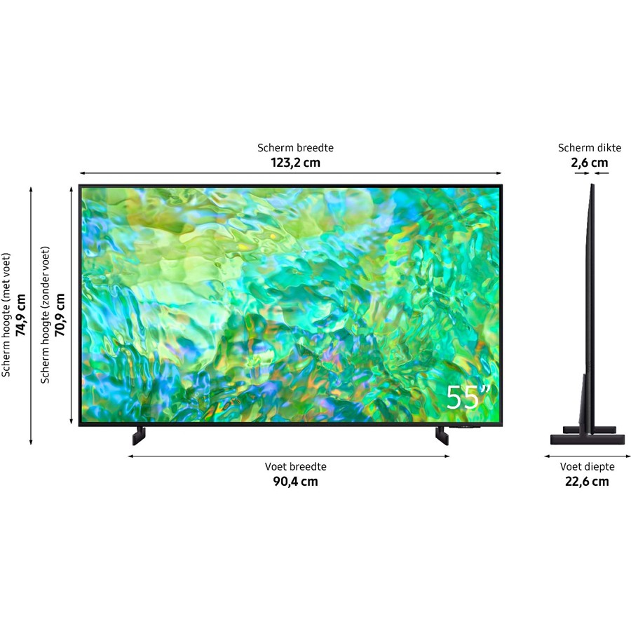Samsung UE55CU8070 LED televisie | Electro World Offermans