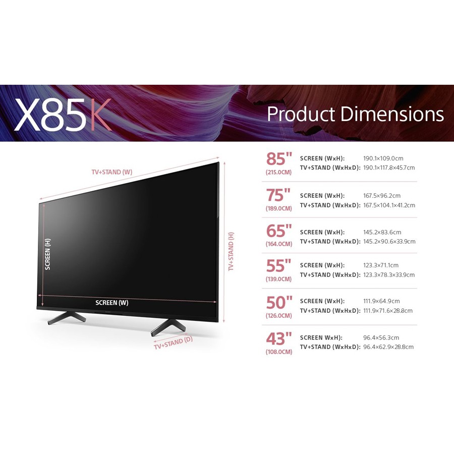 Sony KD-85X85K LED televisie | Electro World Offermans