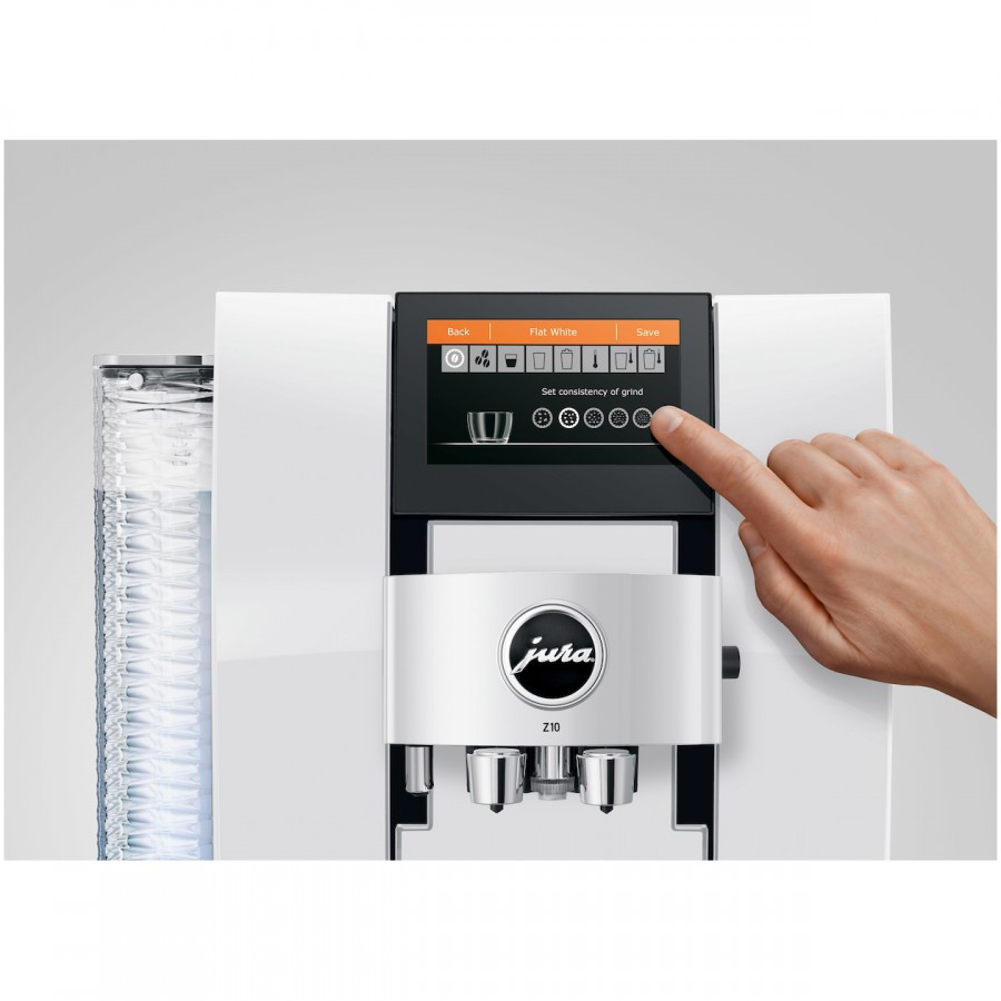 Jura Z10-Diamond-wit volautomatische koffiemachine | Electro World Offermans