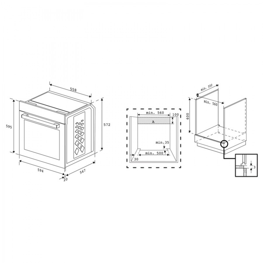 Beko BBIS17400BSE inbouw oven | Electro World Offermans