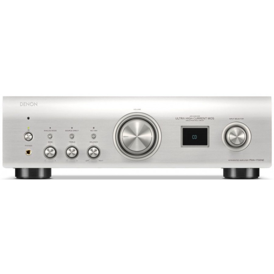 Denon PMA-1700NE Zilver hifi versterker | Electro World Offermans