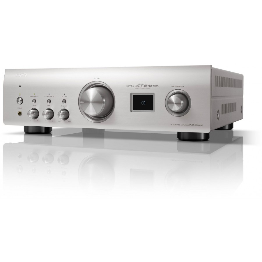 Denon PMA-1700NE Zilver hifi versterker | Electro World Offermans