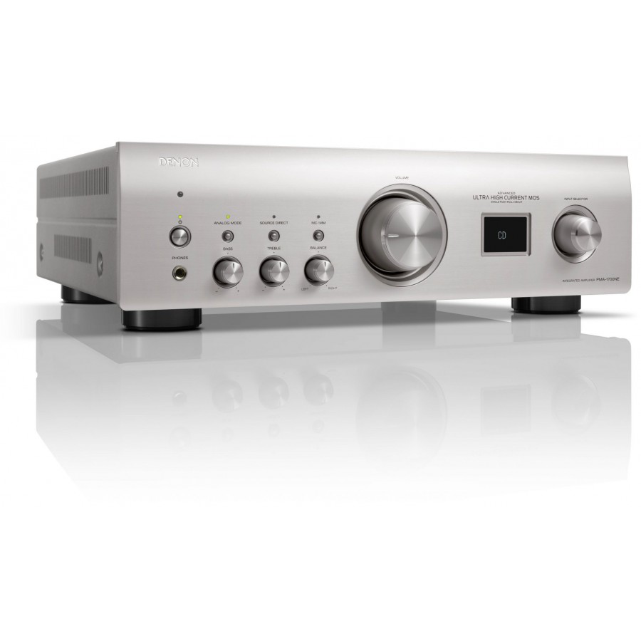 Denon PMA-1700NE Zilver hifi versterker | Electro World Offermans