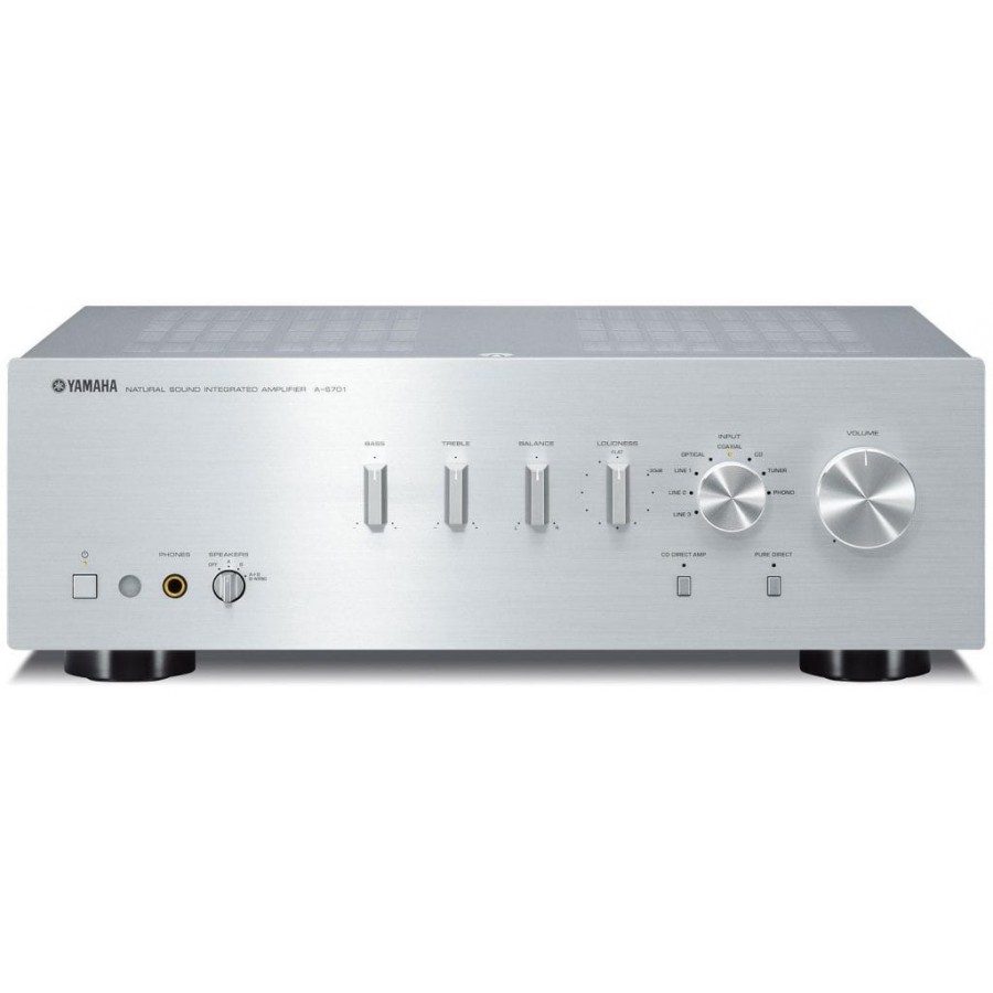 Yamaha A-S701 Zilver hifi versterker | Electro World Offermans