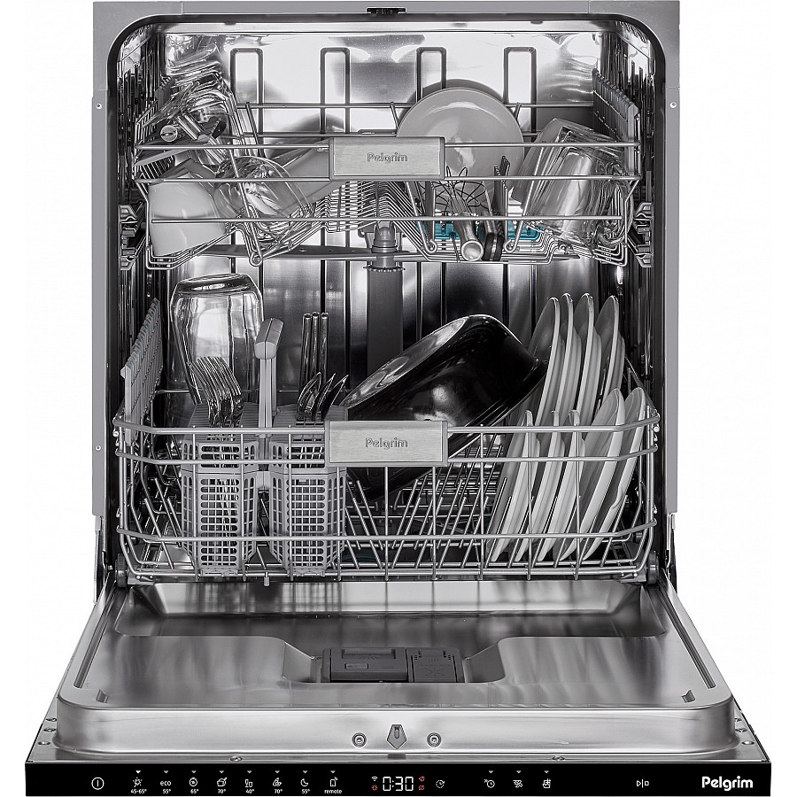 Pelgrim GVWC270L volledig geïntegreerde vaatwasser | Electro World Offermans