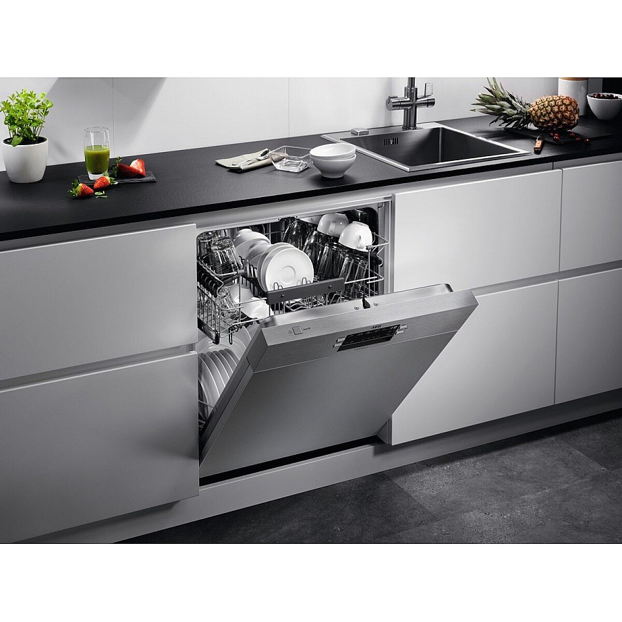AEG FEB52630ZM half geïntegreerde vaatwasser | Electro World Offermans