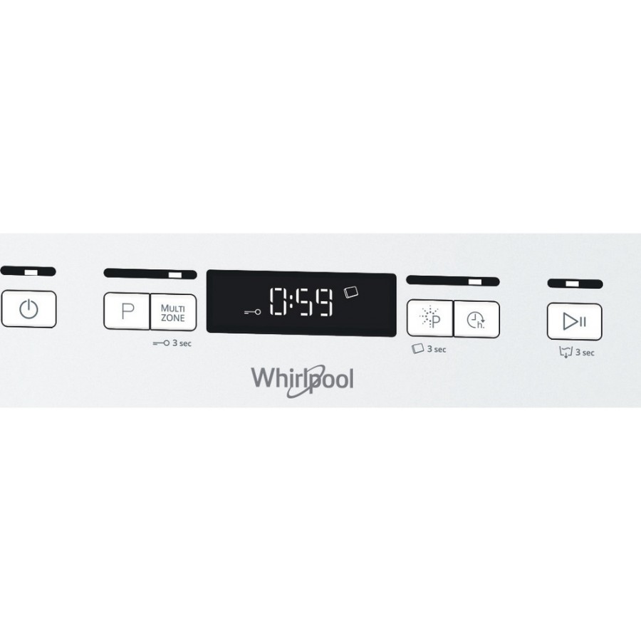 Whirlpool WFC 3C34 P vrijstaande vaatwasser | Electro World Offermans