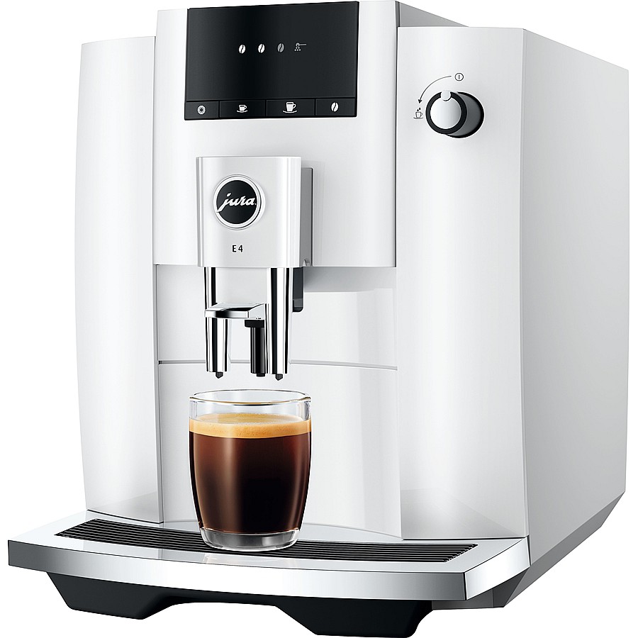 Jura E4 (EA) Piano White volautomatische koffiemachine | Electro World Offermans