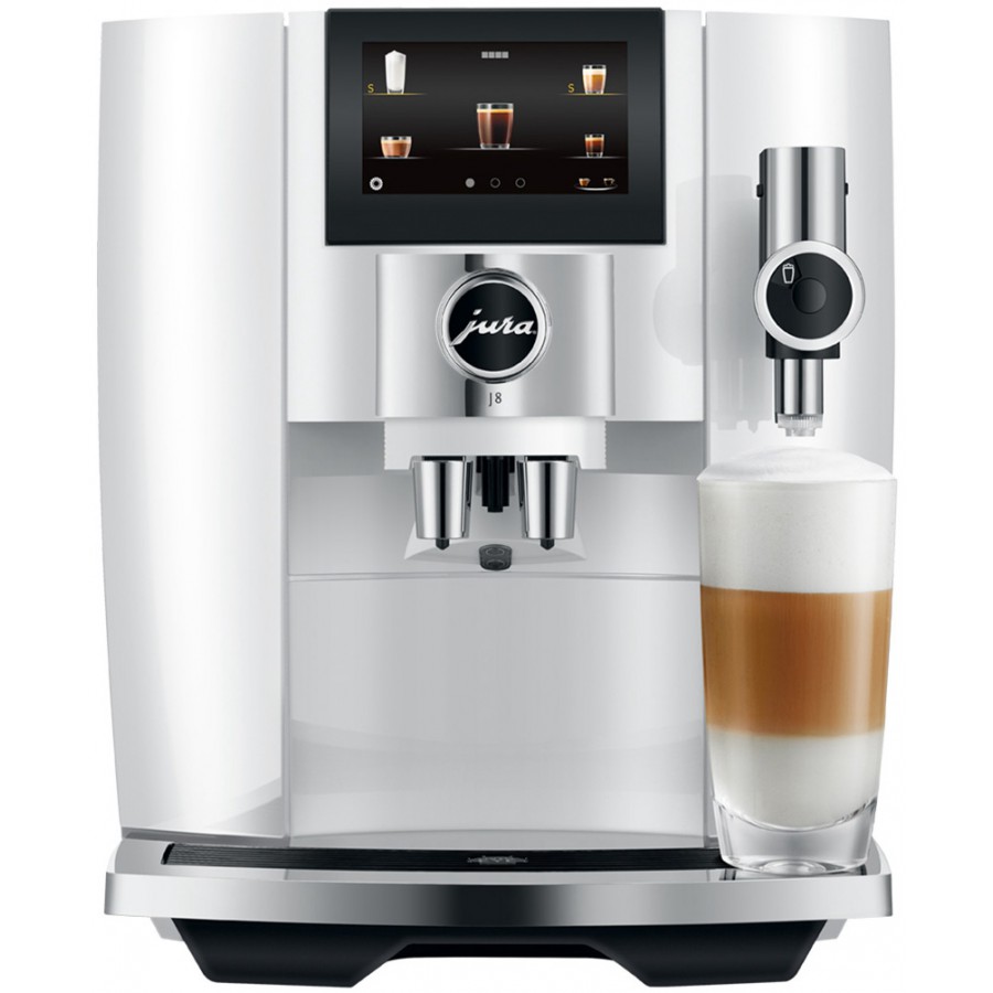 Jura J8 (EA) Piano White volautomatische koffiemachine | Electro World Offermans