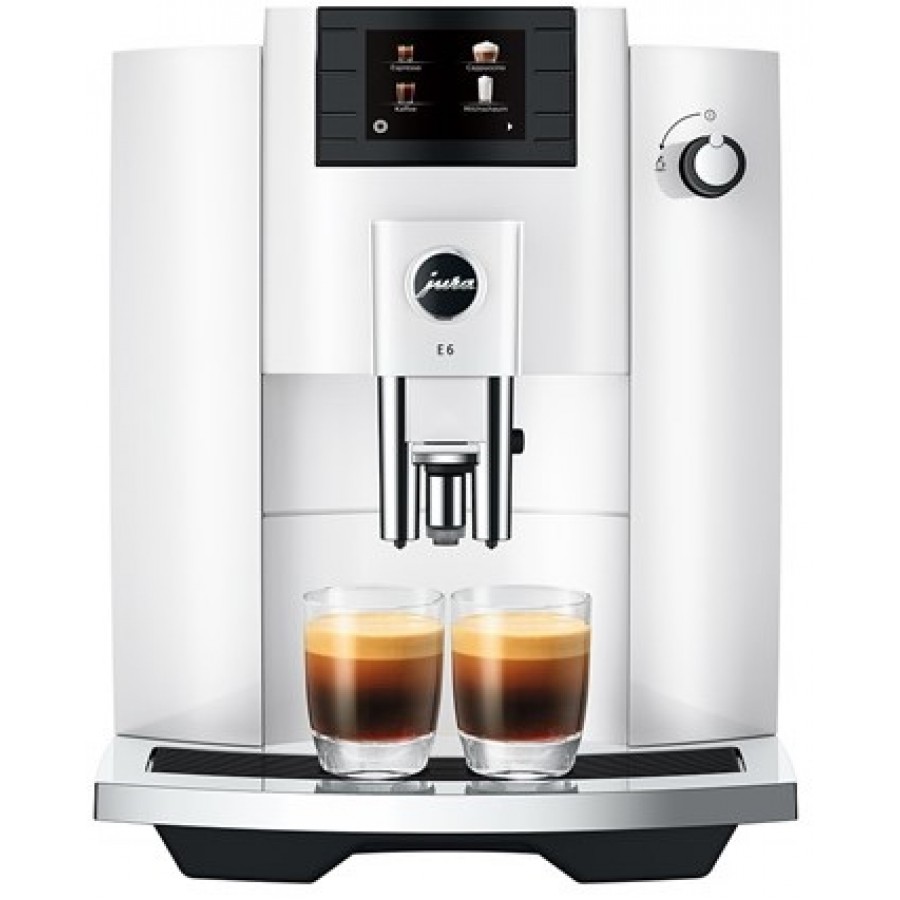 Jura E6 (EC )Piano White volautomatische koffiemachine | Electro World Offermans