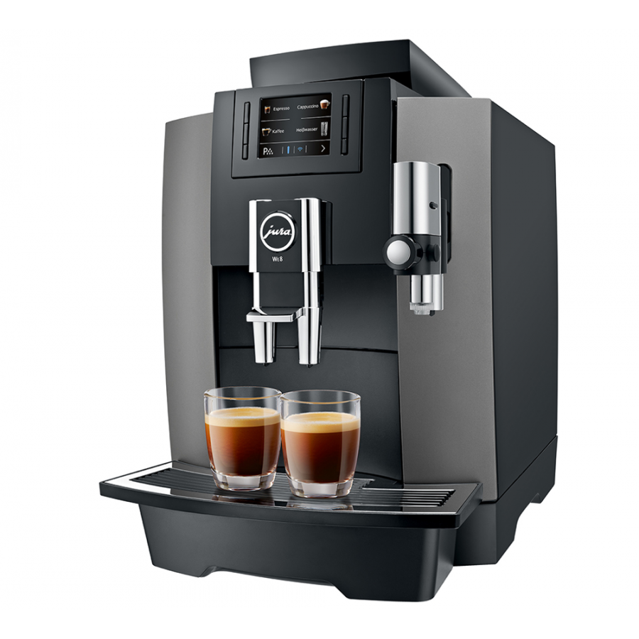 Jura WE8 DARK INOX volautomatische koffiemachine | Electro World Offermans