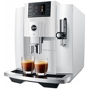 Jura E8 (EB) Piano White volautomatische koffiemachine | Electro World Offermans