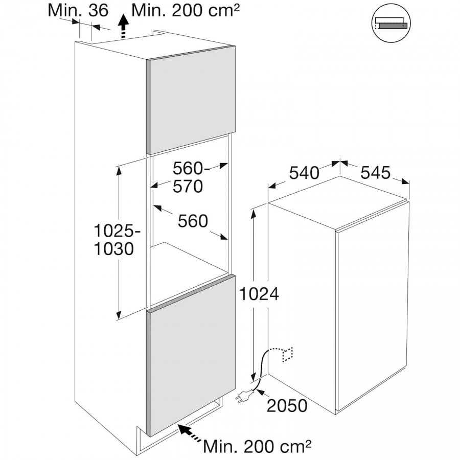 Pelgrim PKS34102 vrijstaande koelkast | Electro World Offermans