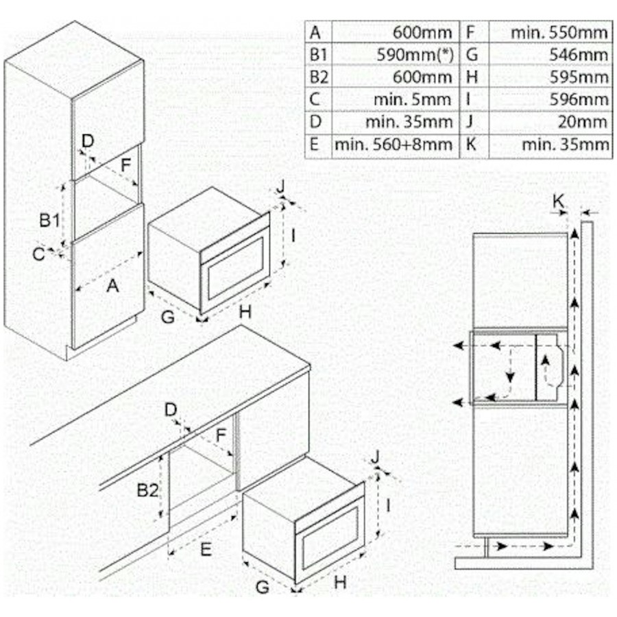 Inventum IMC6035RT inbouw oven met magnetron | Electro World Offermans