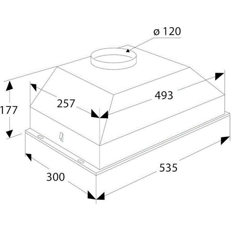 Etna AI553RVS inbouw afzuigkap | Electro World Offermans