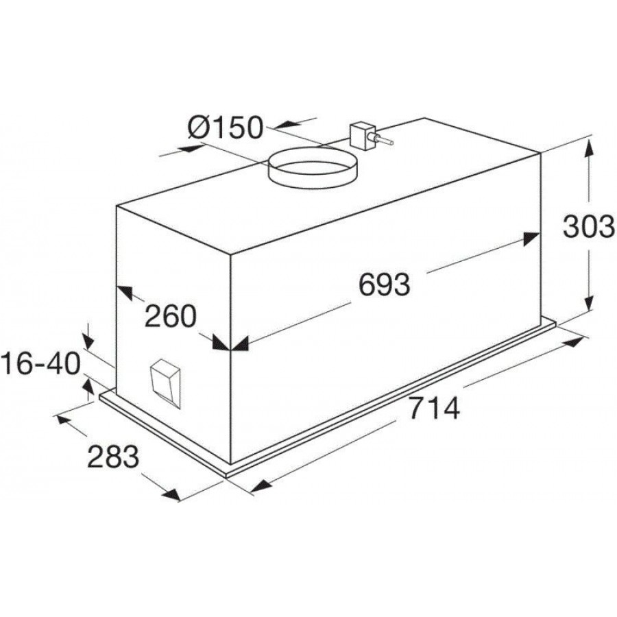 Etna AI772ZT inbouw afzuigkap | Electro World Offermans