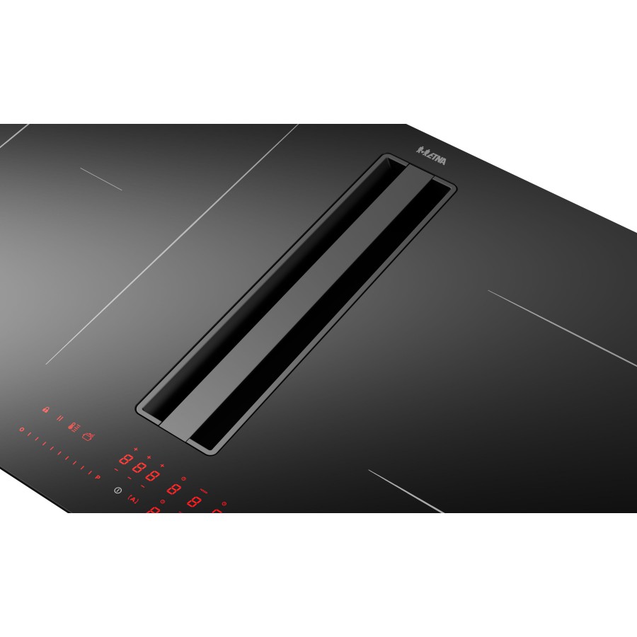 Etna AKI680ZT inductie kookplaat met afzuiging | Electro World Offermans
