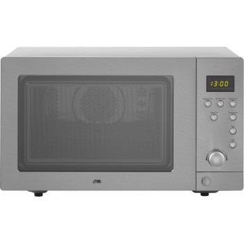 Etna ECM243RVS vrijstaande combi-magnetron | Electro World Offermans