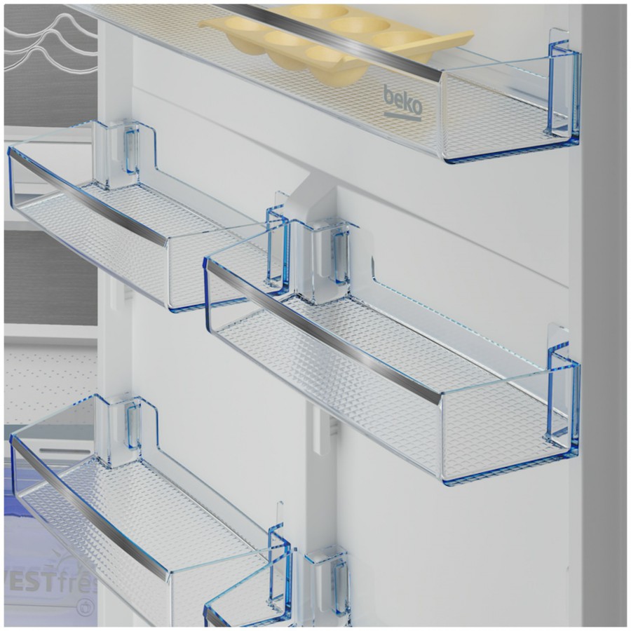 Beko BCNE400E50SHN inbouw koel-vriescombinatie | Electro World Offermans