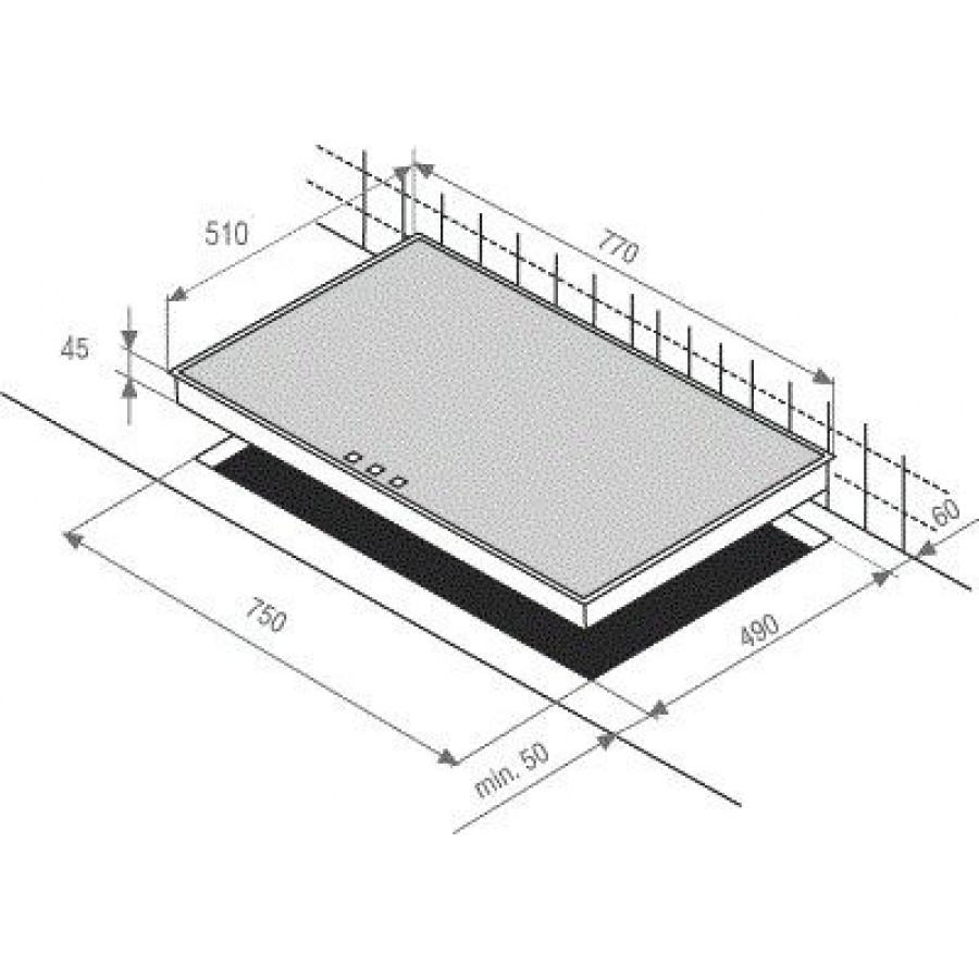 Beko HIC84401 keramische kookplaat | Electro World Offermans