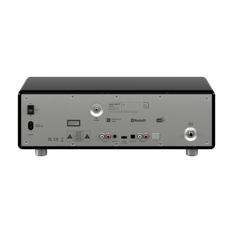 Sonoro PRESTIGE X (2023) Zwart radio CD speler | Electro World Offermans