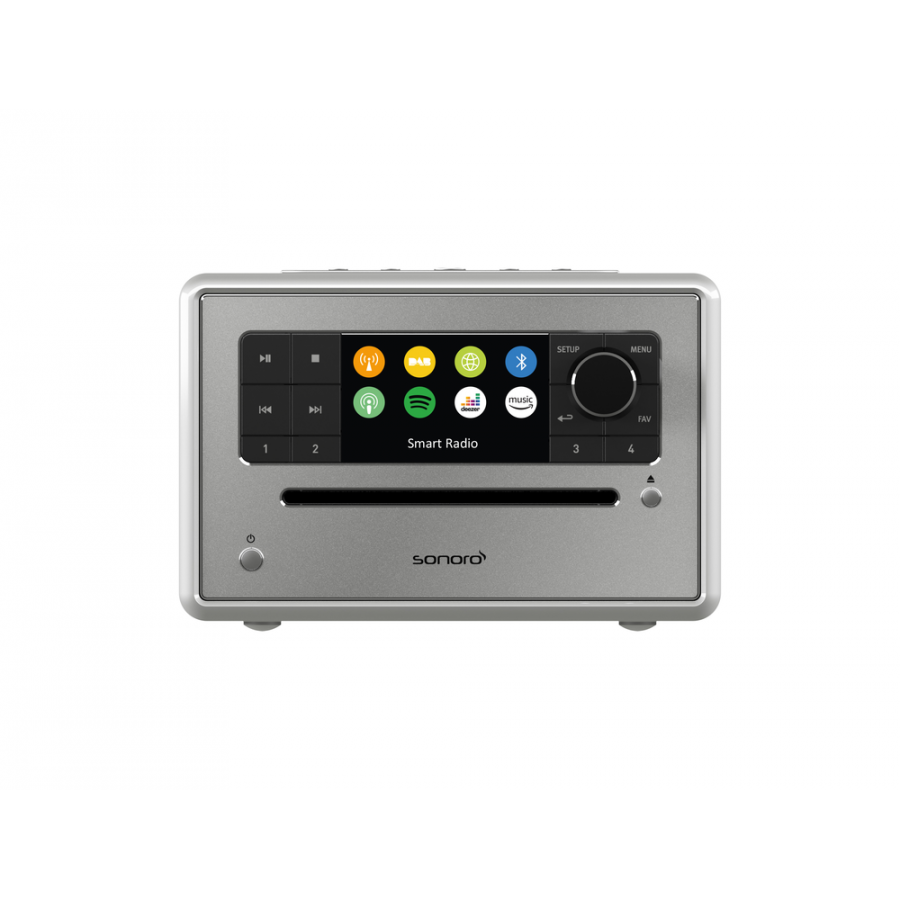 Sonoro ELITE X (2023) Zilver radio CD speler | Electro World Offermans