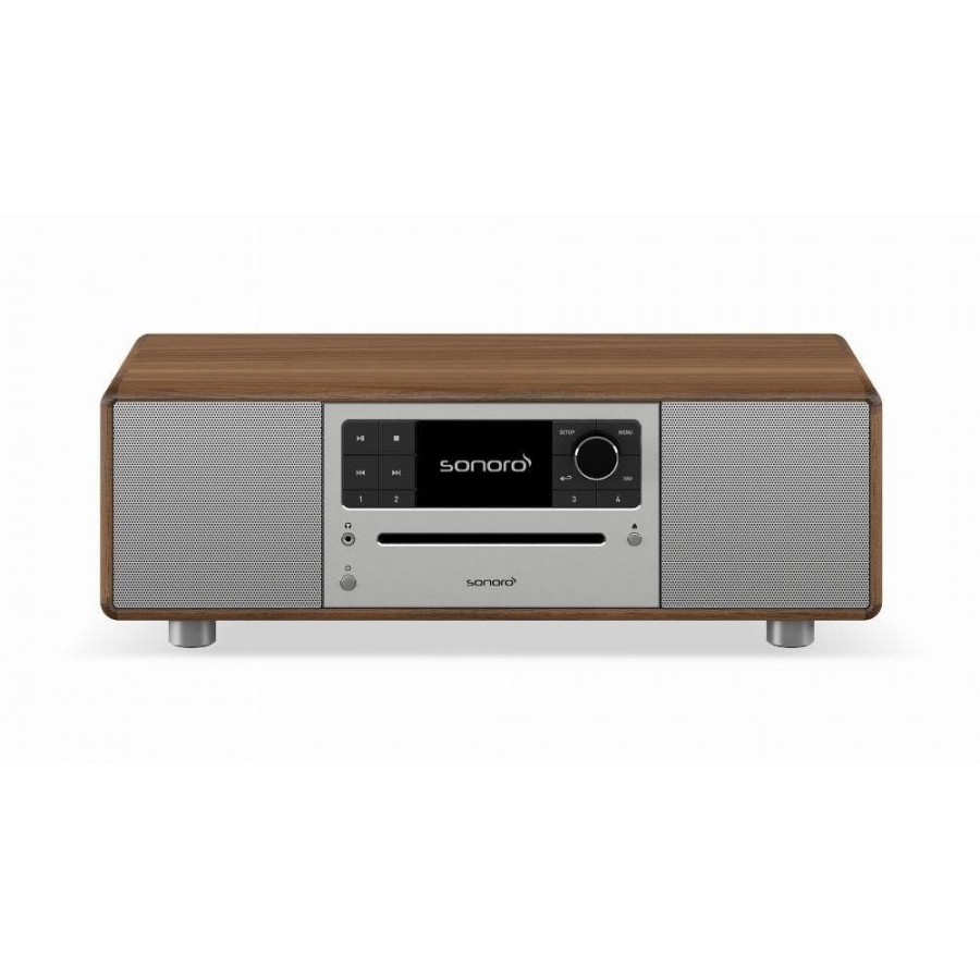 Sonoro PRESTIGE (2025) Walnoot radio CD speler | Electro World Offermans