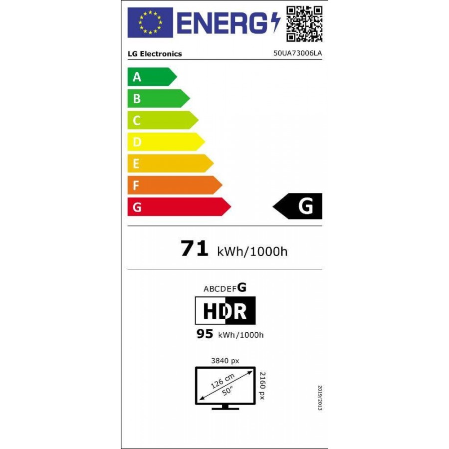 LG 50UA73006LA LED televisie