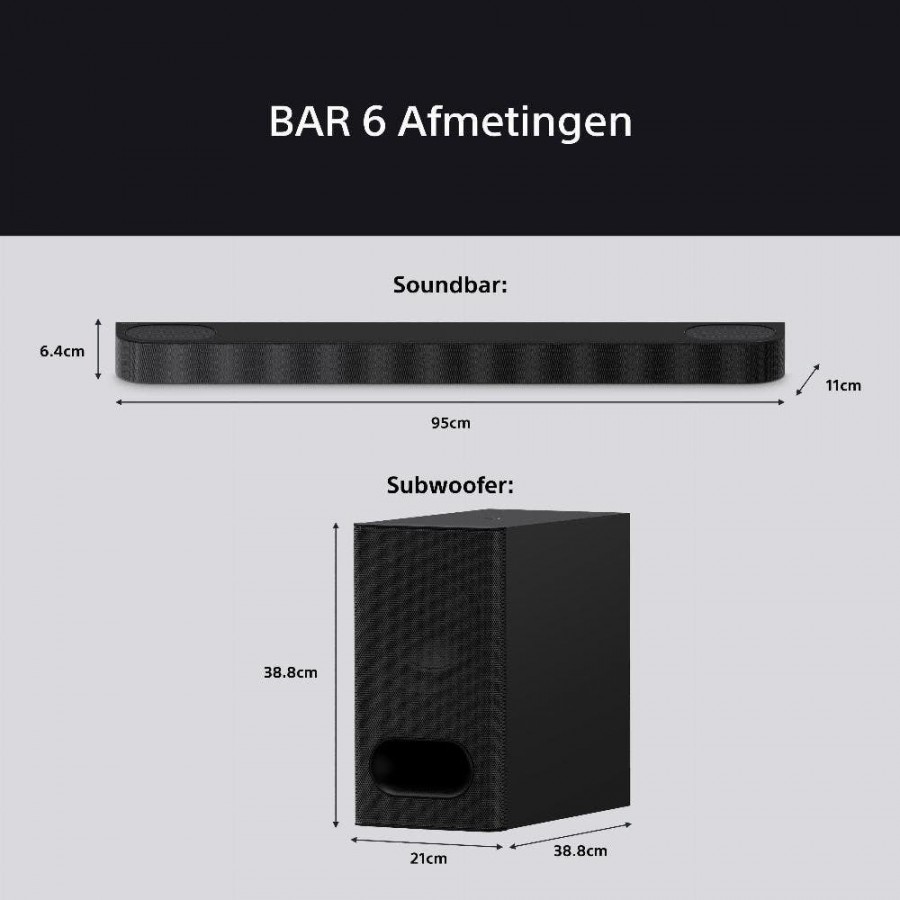 Sony BRAVIA Theatre Bar 6 soundbar