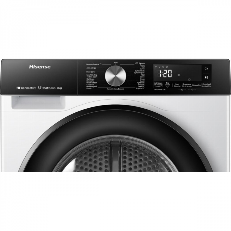 Hisense DH3S802BW3 warmtepompdroger