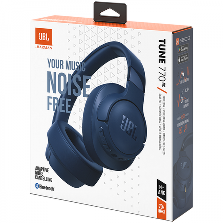JBL Tune 770 NC - Blauw over-ear hoofdtelefoon