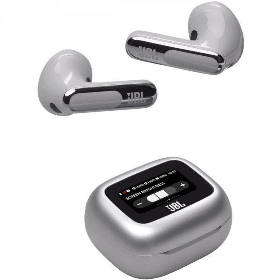 JBL LIVE FLEX 3 Zilver in-ear hoofdtelefoon