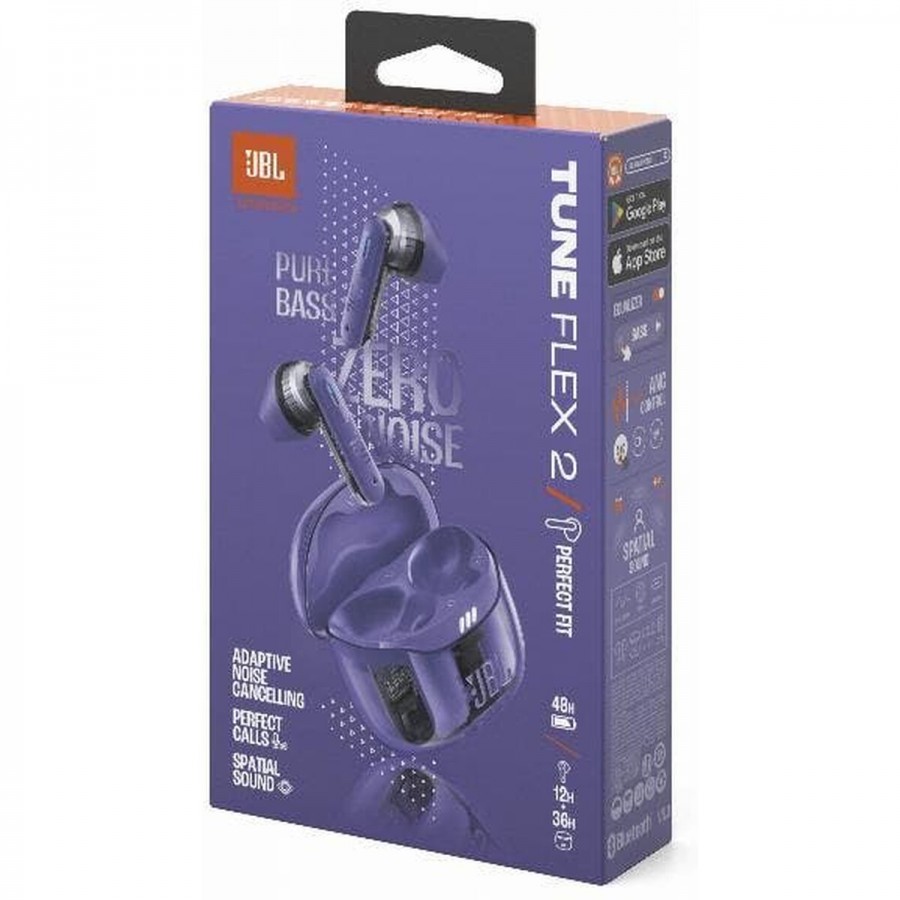 JBL Tune Flex 2 Ghost Purple in-ear hoofdtelefoon