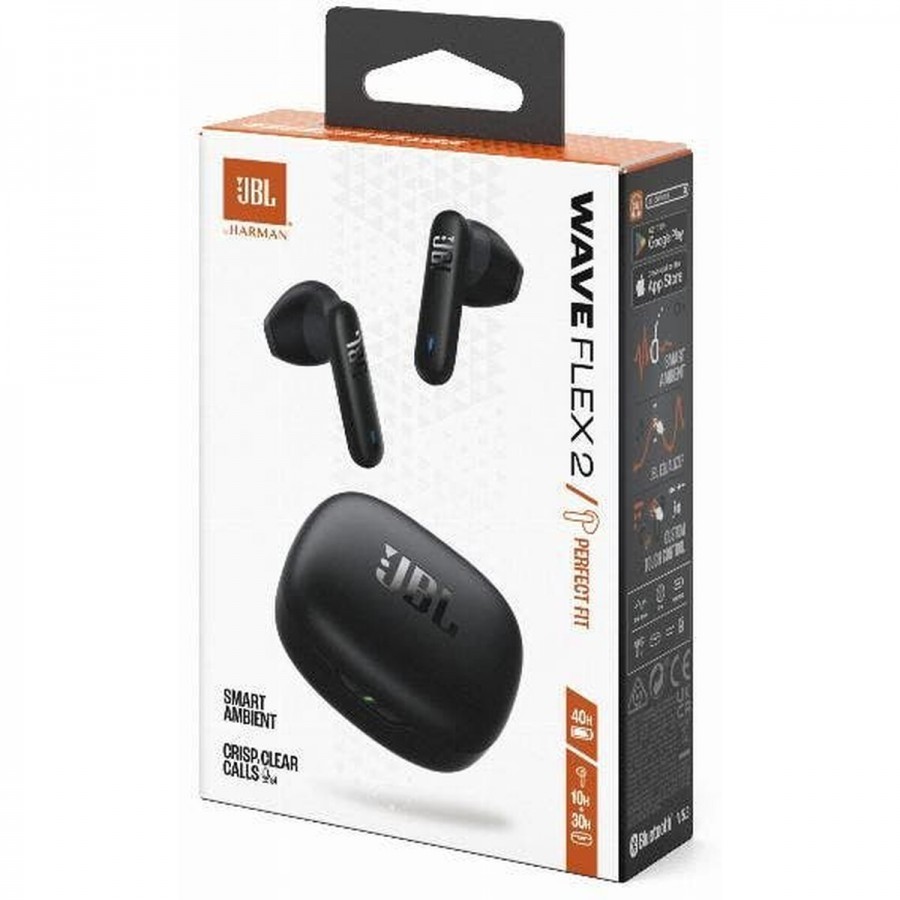 JBL Wave Flex 2 Zwart in-ear hoofdtelefoon