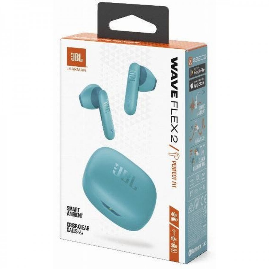 JBL Wave Flex 2 Blauw in-ear hoofdtelefoon