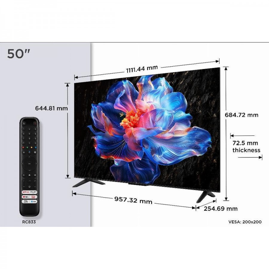 TCL 50P69K LED televisie