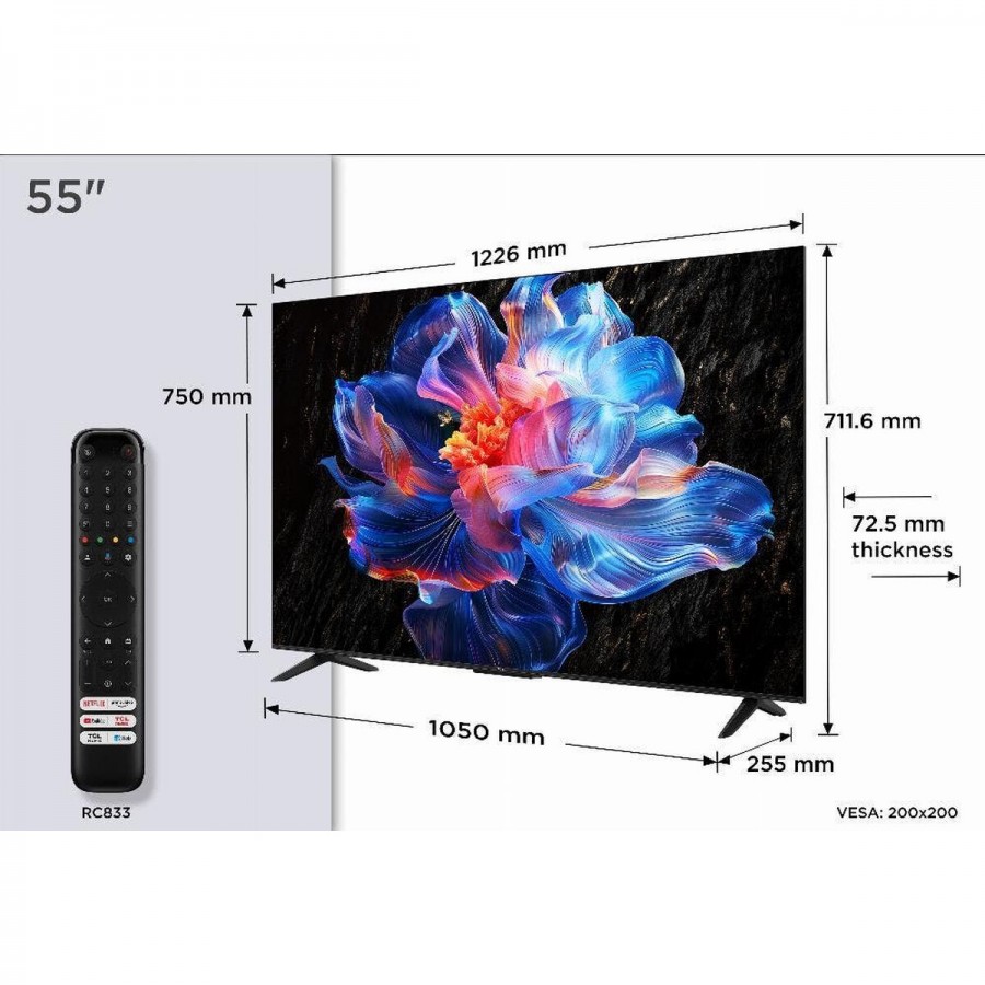 TCL 55P69K LED televisie