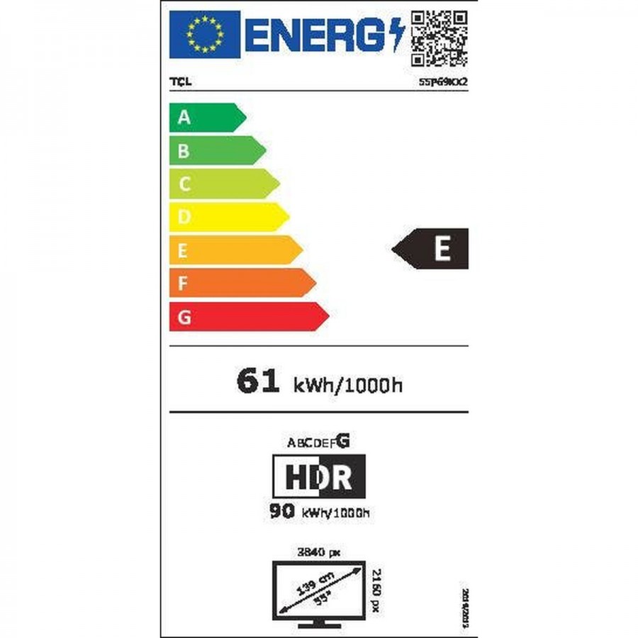 TCL 55P69K LED televisie