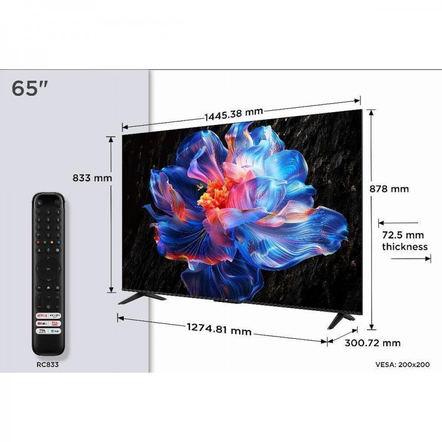 TCL 65P69K LED televisie