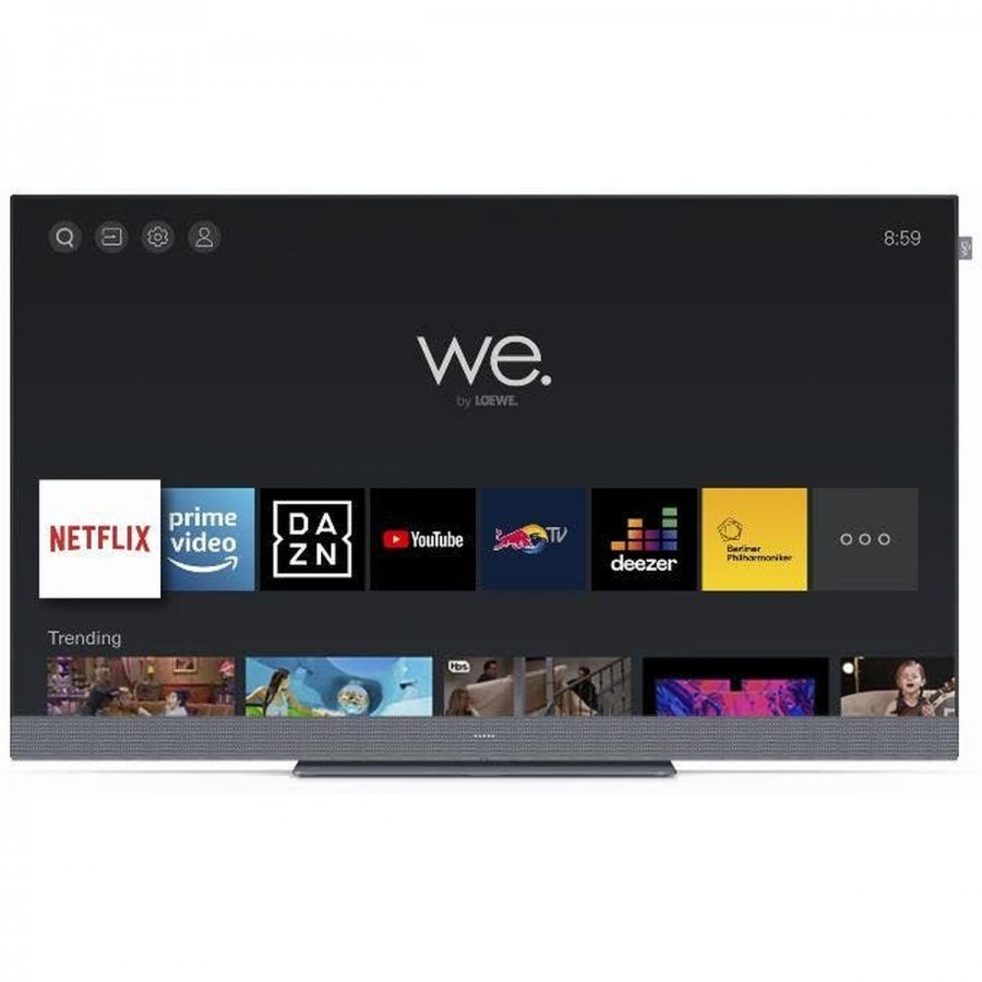 Loewe We. SEE 43 - Storm Grey LED televisie