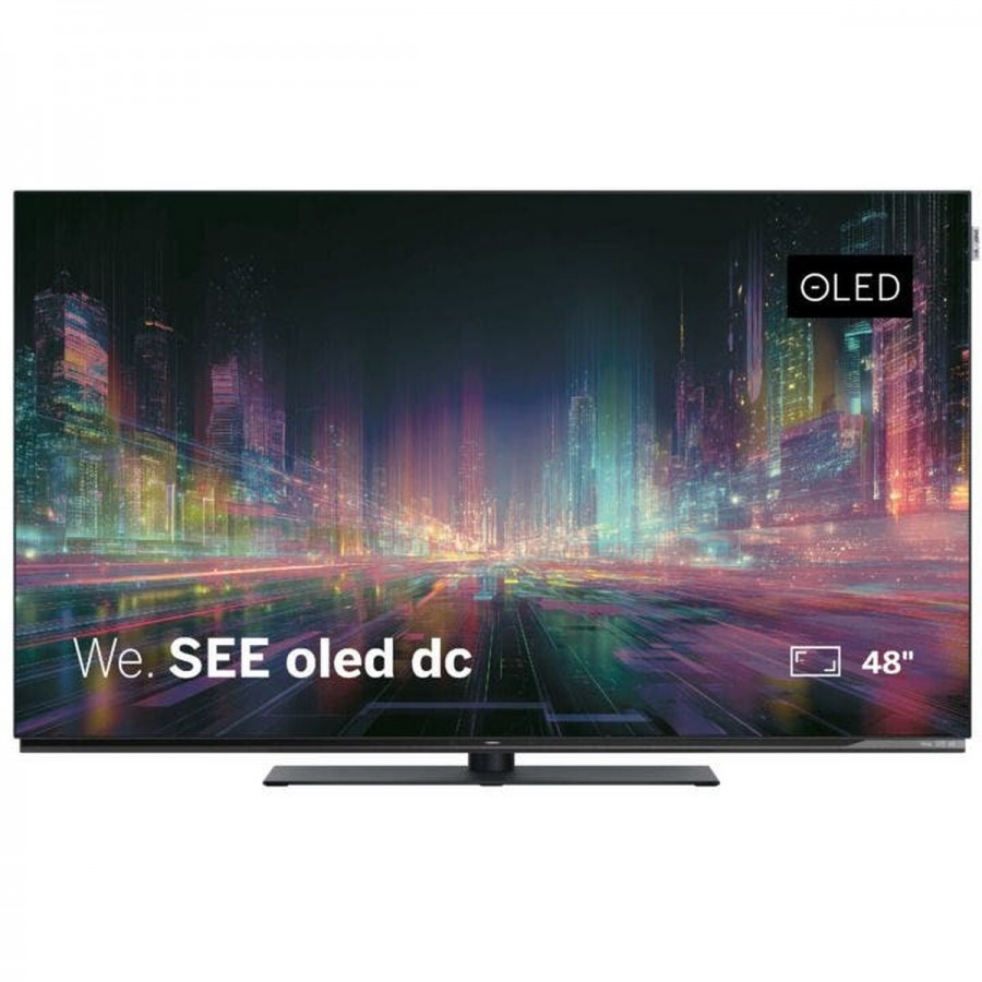 Loewe We. SEE 48 OLED DC - Coal Black OLED televisie | Electro World Offermans