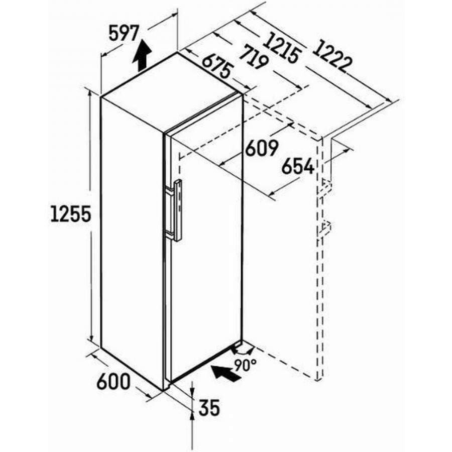 Liebherr FNd 4234-20 vrijstaande vrieskast
