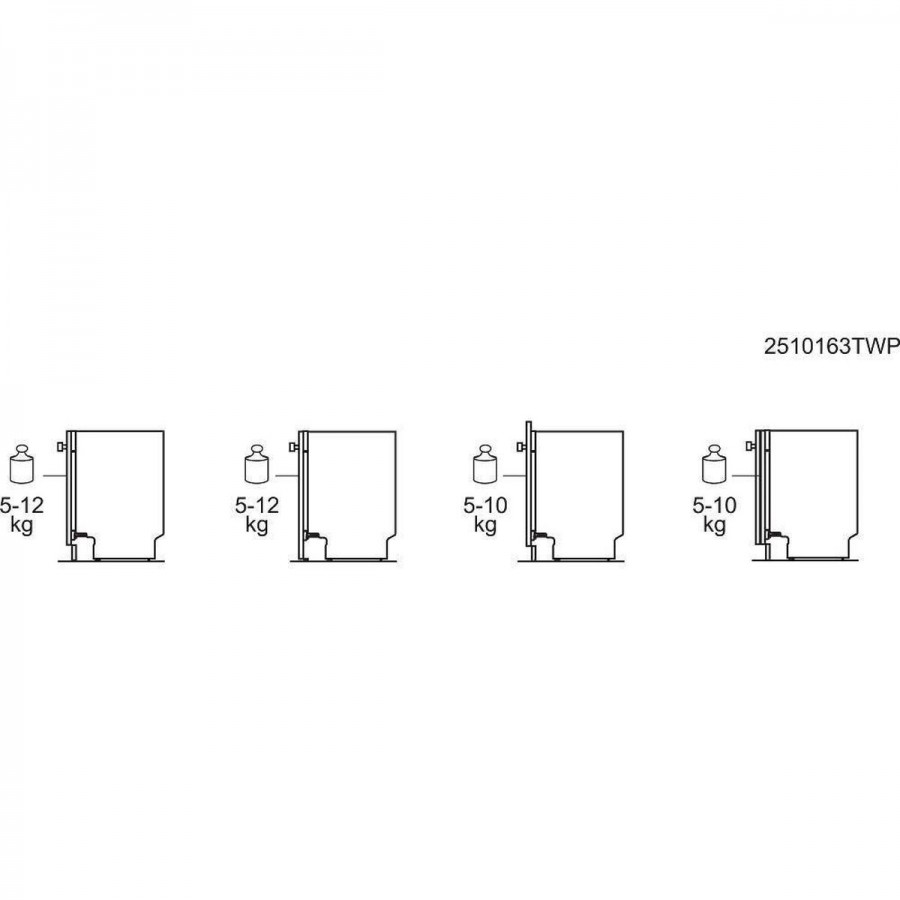 AEG GI9700X4PF 9000 XXL volledig geïntegreerde vaatwasser