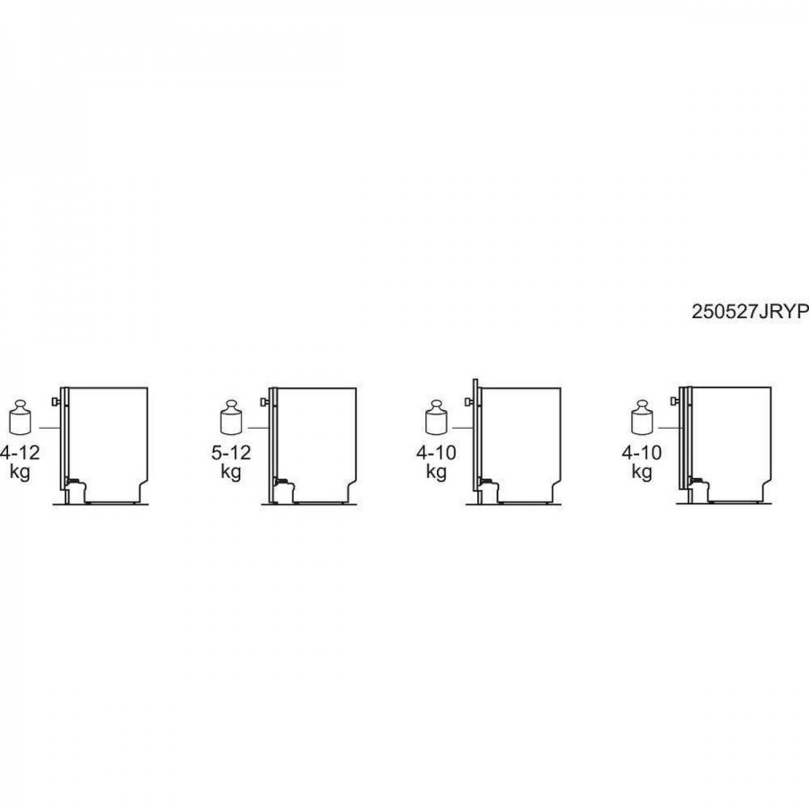 AEG GI7210B1SN 7000 volledig geïntegreerde vaatwasser