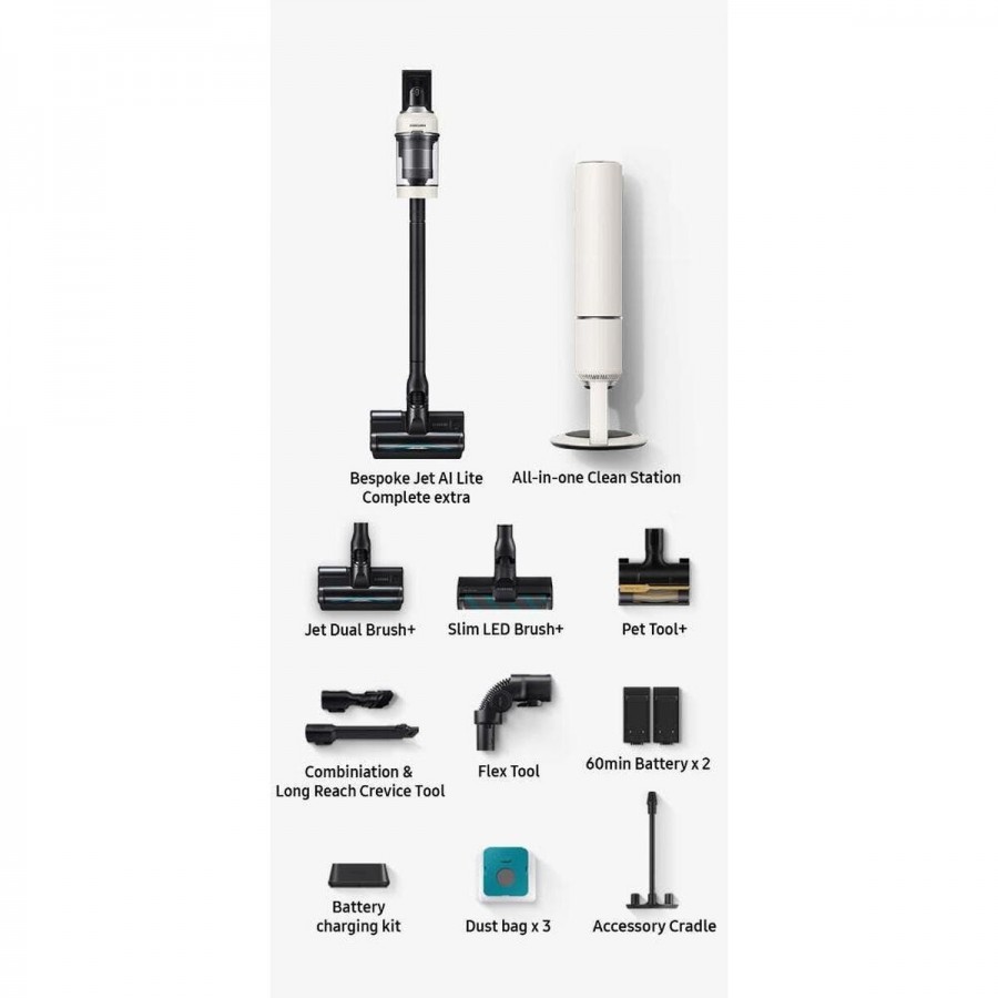Samsung VS80F28DES/WA steelstofzuiger