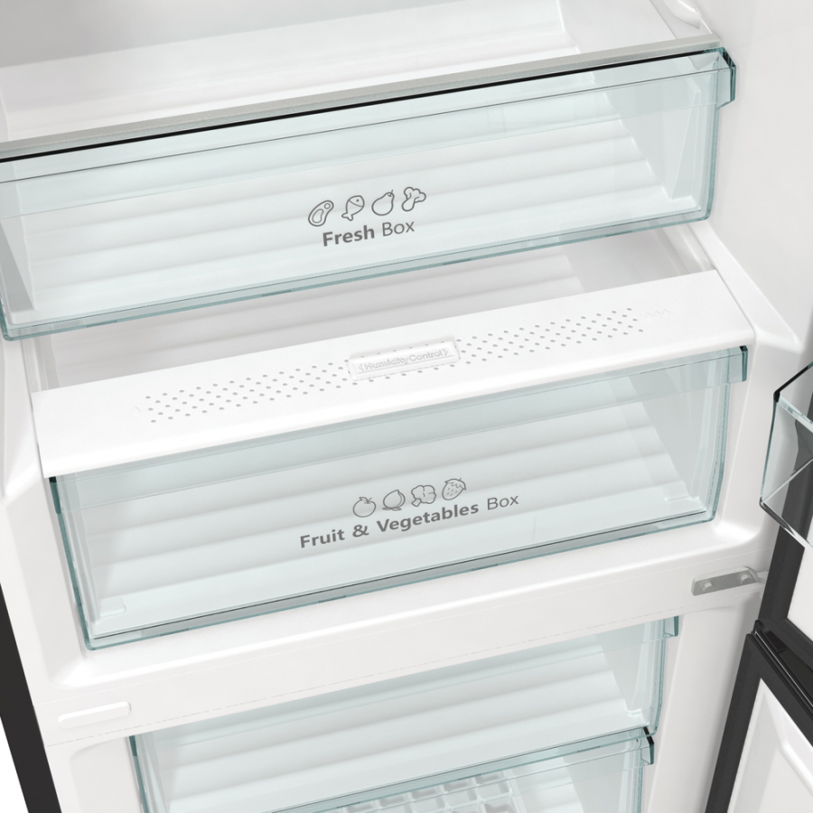 Hisense RB434N4BFD vrijstaande koel-vriescombinatie