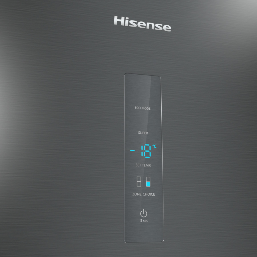 Hisense RB434N4BFD vrijstaande koel-vriescombinatie